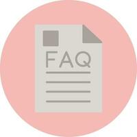 Faq Vector Icon