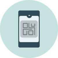 icono de vector de código qr