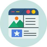 Landing Page Vector Icon