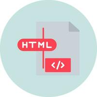 Html File Vector Icon