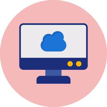 Cloud Computing Vector Icon