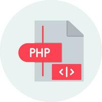 icono de vector de php