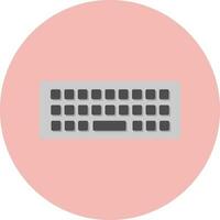 icono de vector de teclado