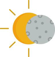 Solar Flat Icon vector