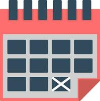 Date Flat Icon vector