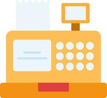 Cash Register Flat Icon vector