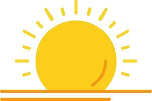 Sun Flat Icon vector