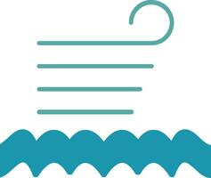 Calm Flat Icon vector