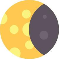 Moon Phase Flat Icon vector