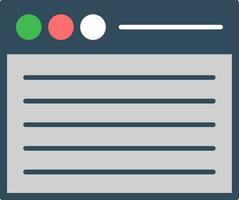 Web Flat Icon vector