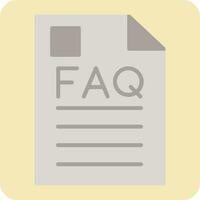 Faq Vector Icon