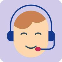 Customer Service Agent Vector Icon