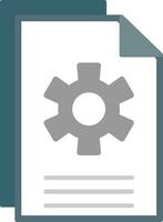 Single Flat icon vector