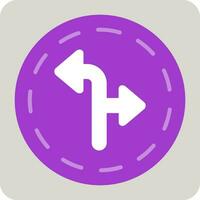 Turn Direction Vector Icon