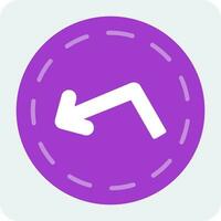 Bottom Left Vector Icon