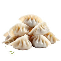 AI generated Close up photography of dumpling isolated, ai generative png