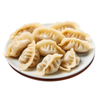 AI generated Close up photography of dumpling isolated, ai generative png