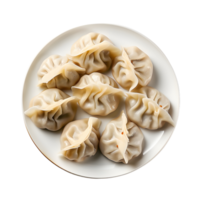 AI generated Close up photography of dumpling isolated, ai generative png