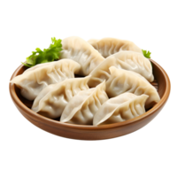 AI generated Close up photography of dumpling isolated, ai generative png