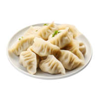 AI generated Close up photography of dumpling isolated, ai generative png