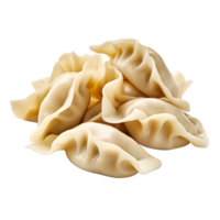 AI generated Close up photography of dumpling isolated, ai generative png