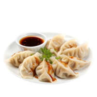 AI generated Close up photography of dumpling isolated, ai generative png