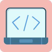 Web coding Vector Icon