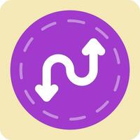Zigzag Vector Icon