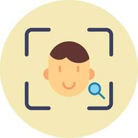 Face Scanner Vector Icon