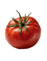 ai generato rosso bagnato pomodoro su png sfondo