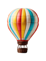 AI generated Hot air ballon on PNG background