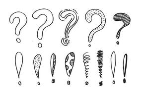 Image of question mark and exlamation mark icon on white background. vector