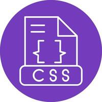 icono de vector de css