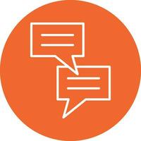 Conversation Vector Icon