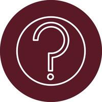 Question Mark Vector Icon