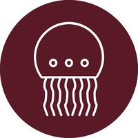 Jellyfish Vector Icon