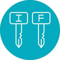 Foreign Key Vector Icon