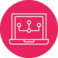 Data Modeling Vector Icon