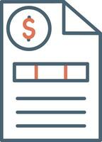 Invoice Vector Icon