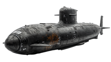 AI generated Submarine Military Operations Stealthy Underwater Maneuvers for Global Security png