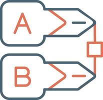 icono de vector de diagrama