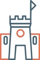 Sand Castle Vector Icon