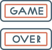 Game over Vector Icon