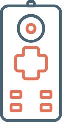 Remote Control Vector Icon