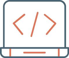 Web coding Vector Icon
