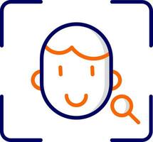 Face Scanner Vector Icon