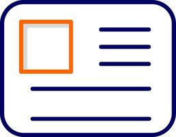 Id Card Vector Icon