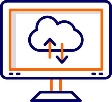 Cloud Computing Vector Icon