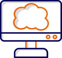 Cloud Computing Vector Icon