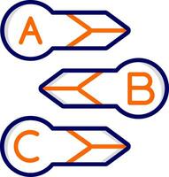 icono de vector de diagrama